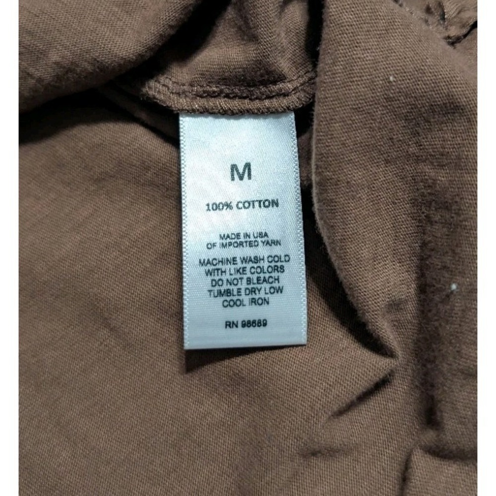 Todd Snyder Homespun Jersey Montauk Polo Brown Hickory Tipped Pocket M USA Made - Picture 5 of 8